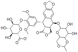 CAS#: 100007-55-4， Etoposide Glucuronide