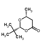 CAS#: 100017-18-3， (2R,6R)-6-Methyl-2-(2-Methyl-2-Propanyl)-1,3-Dioxan-4-One