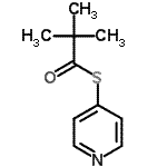 CAS#: 100103-96-6， S-4-Pyridinyl 2,2-Dimethylpropanethioate
