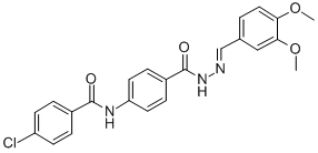 CAS#: 100278-32-8， 4-((4-Chlorobenzoyl)Amino)-Benzoic Acid ((3,4-Dimethoxyphenyl)Methylene)Hydrazide