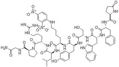 CAS#: 100304-55-0， Phe(2)-N-epsilon-(2,4)-Dinitrophenol-Lys(6)-Lhrh