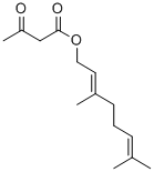 CAS#: 10032-00-5， (E)-3,7-Dimethyl-2,6-octadienyl acetoacetate
