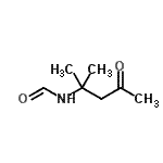 CAS#: 100368-35-2， N-(2-Methyl-4-Oxo-2-Pentanyl)Formamide