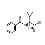 CAS#: 100372-53-0， 2-(Benzoylamino)-2-Cyclopropylpropanoic Acid