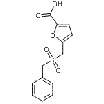 CAS#: 100397-64-6， 5-[(Benzylsulfonyl)Methyl]-2-Furoic Acid