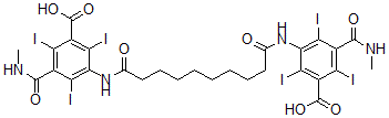 CAS#: 10058-41-0， 3,3'-(Decanedioyldiimino)bis(2,4,6-triiodo-5-(methylcarbamoyl)benzoic acid)