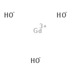 structure of CAS# 100634-91-1, Gadolinium Trihydroxide;Gadolinium hydroxide (Gd(OH)3);GADOLINIUM(III) HYDROXIDE