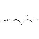 CAS#: 100678-75-9， Methyl (1R,2S)-2-[(1E)-1,3-Butadien-1-Yl]Cyclopropanecarboxylate