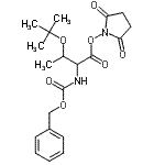 CAS 登录号：10068-65-2， 2,5-二氧代-1-吡咯烷基N-[(苄氧基)羰基]-O-(2-甲基-2-丙基)苏氨酸酯
