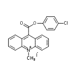 CAS 登录号：100733-12-8， 9-[(4-氯苯氧基)羰基]-10-甲基吖啶鎓碘化物