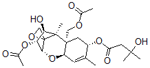 CAS#: 100762-36-5， 3,15-Diacetoxy-4-hydroxy-8-(3-methyl-3'-hydroxybutyryloxy)-12,13-epoxytrichothec-9-ene