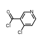 结构式 CAS# 100791-00-2, 4-氯烟酰氯化物
