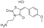 CAS#: 100795-92-4， (5E)-3-(2-Aminoethyl)-5-(4-Methoxybenzylidene)-1,3-Thiazolidine-2,4-Dione Hydrochloride