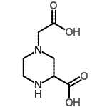 CAS#: 100828-24-8， 4-(Carboxymethyl)-2-Piperazinecarboxylic Acid
