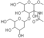 CAS#: 100836-88-2， Methyl 2-Acetamido-2-Deoxy-3-O-Hexopyranosylhexopyranoside