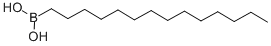 structure of CAS# 100888-40-2, B-Tetradecyl-Boronic Acid;Myristylboronic Acid;N-Tetradecylboronic Acid;St5410985