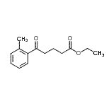 结构式 CAS# 100972-13-2, 乙基5-(2-甲基苯基)-5-氧代戊酸酯