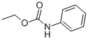 structure of CAS# 101-99-5, Ethyl N-Phenylcarbamate;N-Phenylcarbamic Acid Ethyl Ester;4-12-00-00619 (Beilstein Handbook Reference);Ai3-15353