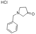 结构式 CAS# 1012-01-7, 1-(苯基甲基)-3-吡咯烷酮盐酸盐(1:1)