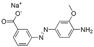 CAS#: 10142-37-7， Sodium 3-[(4-Amino-3-Methoxyphenyl)Azo]Benzoate