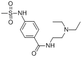 CAS#: 101526-83-4， N-[2-(Diethylamino)Ethyl]-4-[(Methylsulfonyl)Amino]-Benzamide