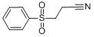 structure of CAS# 10154-75-3, 3-Phenylsulfonylpropionitrile;3-Phenylsulfonylpropionitrile;Nsc71443;Sbb015221