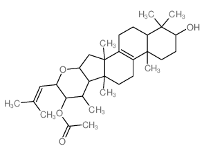 CAS#: 10178-38-8， (22R,23S)-16alpha,23-Epoxy-5alpha-Lanosta-8,24-Diene-3beta,22-Diol 22-Acetate