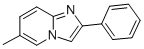 structure of CAS# 1019-89-2, 6-Methyl-2-Phenyl-Imidazo[1,2-a]Pyridine;6-METHYL-2-PHENYL-IMIDAZO[1,2-A]PYRIDINE