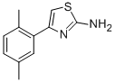 structure of CAS# 101967-39-9, 4-(2,5-Dimethyl-Phenyl)-Thiazol-2-Ylamine;4-(2,5-Dimethylphenyl)Thiazol-2-Amine;4-(2,5-Dimethylphenyl)-2-Thiazolamine;[4-(2,5-Dimethylphenyl)Thiazol-2-Yl]Amine