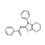 CAS#: 102002-71-1， N-[(2Z)-3-Phenyl-4,5,6,7-Tetrahydro-1,3-Benzothiazol-2(3H)-Ylidene]Benzamide