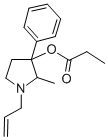 CAS#: 102280-71-7， 2-Methyl-3-Phenyl-1-Prop-2-Enylpyrrolidin-3-Ol Propanoate