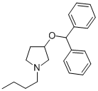 CAS#: 102372-32-7， 3-(Diphenylmethoxy)-1-Butylpyrrolidine