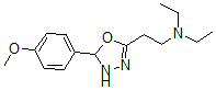 CAS#: 102504-35-8， 5-(2-(Diethylamino)Ethyl)-3-(4-Methoxyphenyl)-delta4-1,2,4-Oxadiazoline