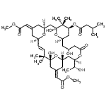 CAS#: 102580-65-4， (1S,3S,5Z,7R,8E,11R,13E,15S,17R,21R,23R,25S)-1,11,21-Trihydroxy-17-[(1R)-1-Hydroxyethyl]-5,13-Bis(2-Methoxy-2-Oxoethylidene)-10,10,26,26-Tetramethyl-19-Oxo-18,27,28,29-Tetraoxatetracyclo[21.3.1.1<Sup>3,7</Sup> .1<Sup>11,15</Sup>]Nonacos-8-En-25-Yl 3-Methylbutanoate