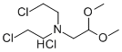 CAS#: 102585-25-1， (Bis(2-chloroethyl)amino)acetaldehyde dimethyl acetal hydrochloride