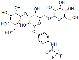 CAS#: 102717-28-2， N-[4-[3,5-Dihydroxy-4-[3,4,5-Trihydroxy-6-(Hydroxymethyl)Oxan-2-Yl]Oxy-6-[[3,4,5-Trihydroxy-6-(Hydroxymethyl)Oxan-2-Yl]Oxymethyl]Oxan-2-Yl]Oxyphenyl]-2,2,2-Trifluoroacetamide
