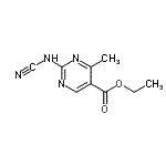 CAS#: 102739-40-2， Ethyl 2-(Cyanoamino)-4-Methyl-5-Pyrimidinecarboxylate