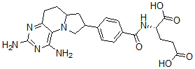 CAS#: 103003-96-9， (2S)-2-[[4-(1,3-Diamino-5,6,6a,7,8,9-Hexahydropyrimido[5,6-e]Indolizin-8-Yl)Benzoyl]Amino]Pentanedioic Acid