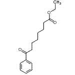 structure of CAS# 103187-95-7, Ethyl 8-Oxo-8-Phenyloctanoate;ethyl 8-oxo-8-phenyloctanoate