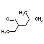 CAS 登录号：10349-95-8， 2-乙基-4-甲基戊烷醛