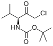 structure of CAS# 103542-47-8, (S)-[3-Chloro-1-(1-Methylethyl)-2-Oxopropyl]-Carbamic Acid 1,1-Dimethylethyl Ester