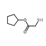 CAS#: 103604-39-3， Cyclopentyl Sulfanylacetate