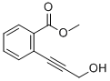 结构式 CAS# 103606-72-0, 2-(3-羟基-1-丙炔-1-基)-苯甲酸甲酯