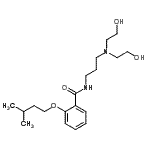 CAS#: 103641-24-3， N-{3-[Bis(2-Hydroxyethyl)Amino]Propyl}-2-(3-Methylbutoxy)Benzamide