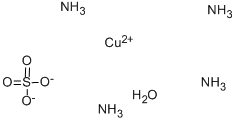 structure of CAS# 10380-29-7, Tetraamminecopper (II) Sulfate Hydrate;Copper Ammonia Sulfate Hydrate;Cupric Ammonia Sulfate Hydrate;Copper(2+), Tetraammine-, Sulfate (1:1), Monohydrate