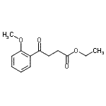 结构式 CAS# 103897-42-3, 乙基4-(2-甲氧基苯基)-4-氧代丁酸酯