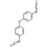 structure of CAS# 10396-05-1, 1,1'-Oxybis(4-Isothiocyanatobenzene);4-Isothiocyanatophenyl ether;4-ISOTHIOCYANATOPHENYLETHER;MFCD01310824
