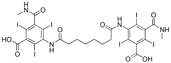 CAS#: 10397-76-9， 3-[7-[[3-Carboxy-2,4,6-Triiodo-5-(Methylcarbamoyl)Phenyl]Carbamoyl]Heptanoylamino]-2,4,6-Triiodo-5-(Methylcarbamoyl)Benzoic Acid