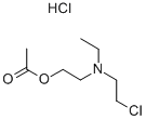 structure of CAS# 103994-00-9, Acetyl Af-64;2-(2-Chloroethyl-Ethyl-Amino)Ethyl Acetate Hydrochloride;Acetic Acid 2-(2-Chloroethyl-Ethylamino)Ethyl Ester Hydrochloride;Acetic Acid 2-(2-Chloroethyl-Ethyl-Amino)Ethyl Ester Hydrochloride