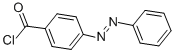 structure of CAS# 104-24-5, 4-(2-Phenyldiazenyl)-Benzoyl Chloride;4-Phenylazobenzoyl Chloride;Benzoyl Chloride, 4-(Phenylazo)-;Benzoyl Chloride, P-(Phenylazo)-